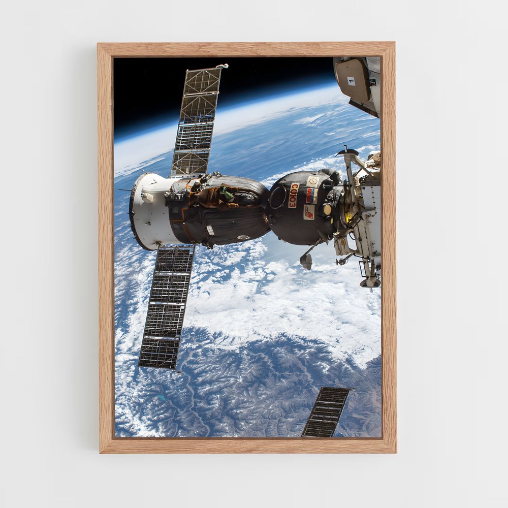 Poster Étonnant Terre depuis l'espace – affiche Système solaire (vue 4)